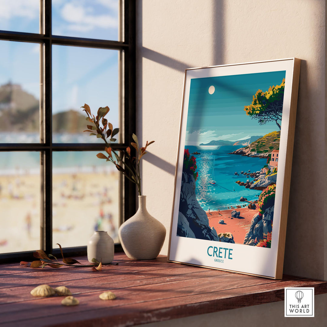 Crete Poster - Modern