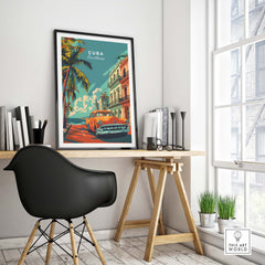 Cuba Art Print
