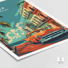 Cuba Art Print