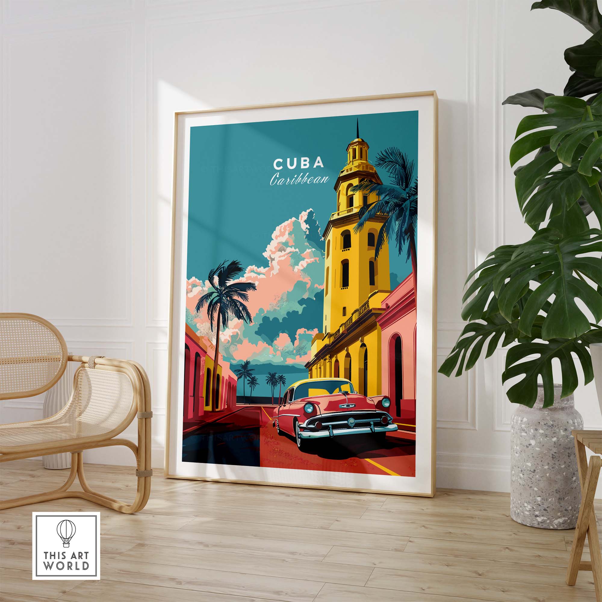 Cuba Travel Poster