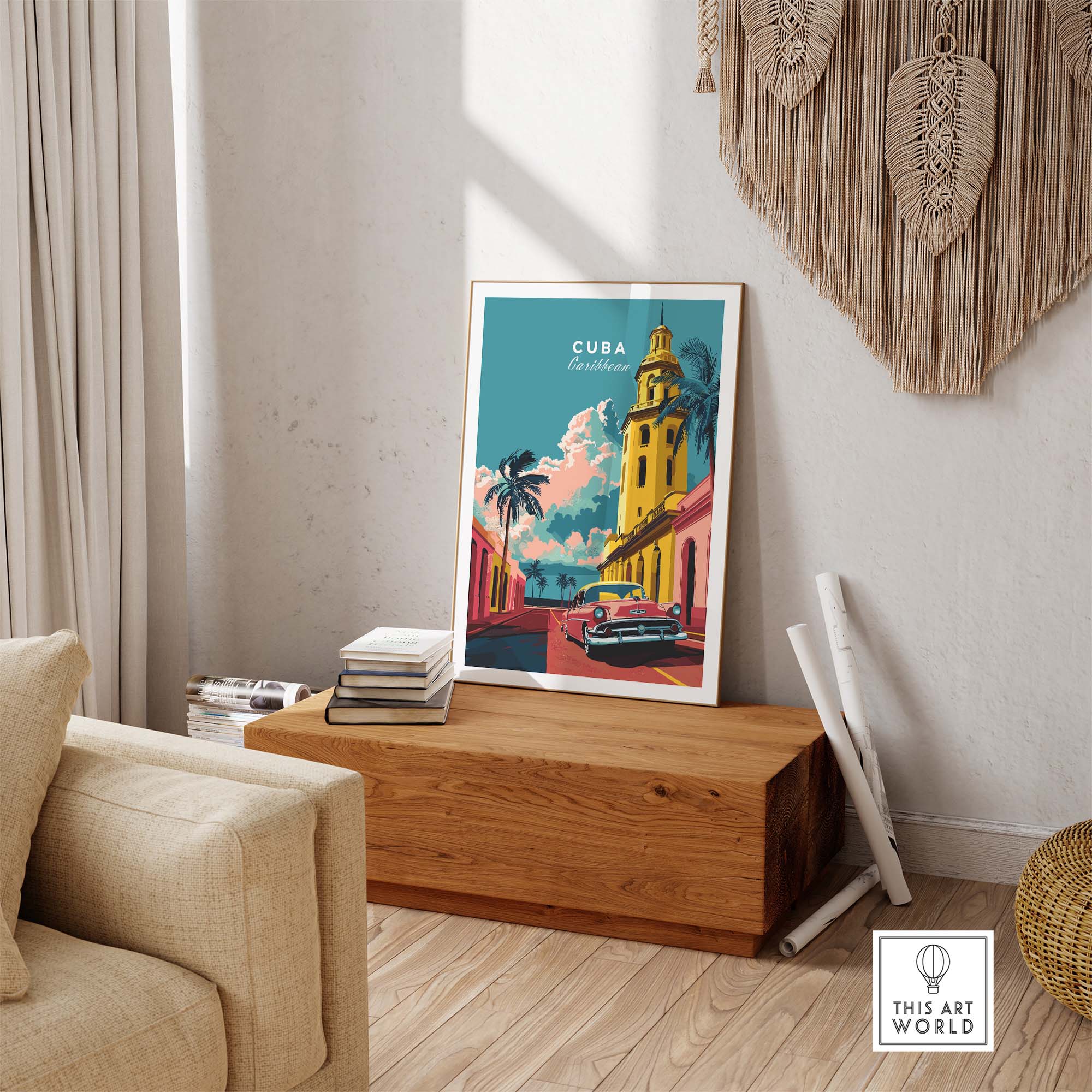 Cuba Travel Poster