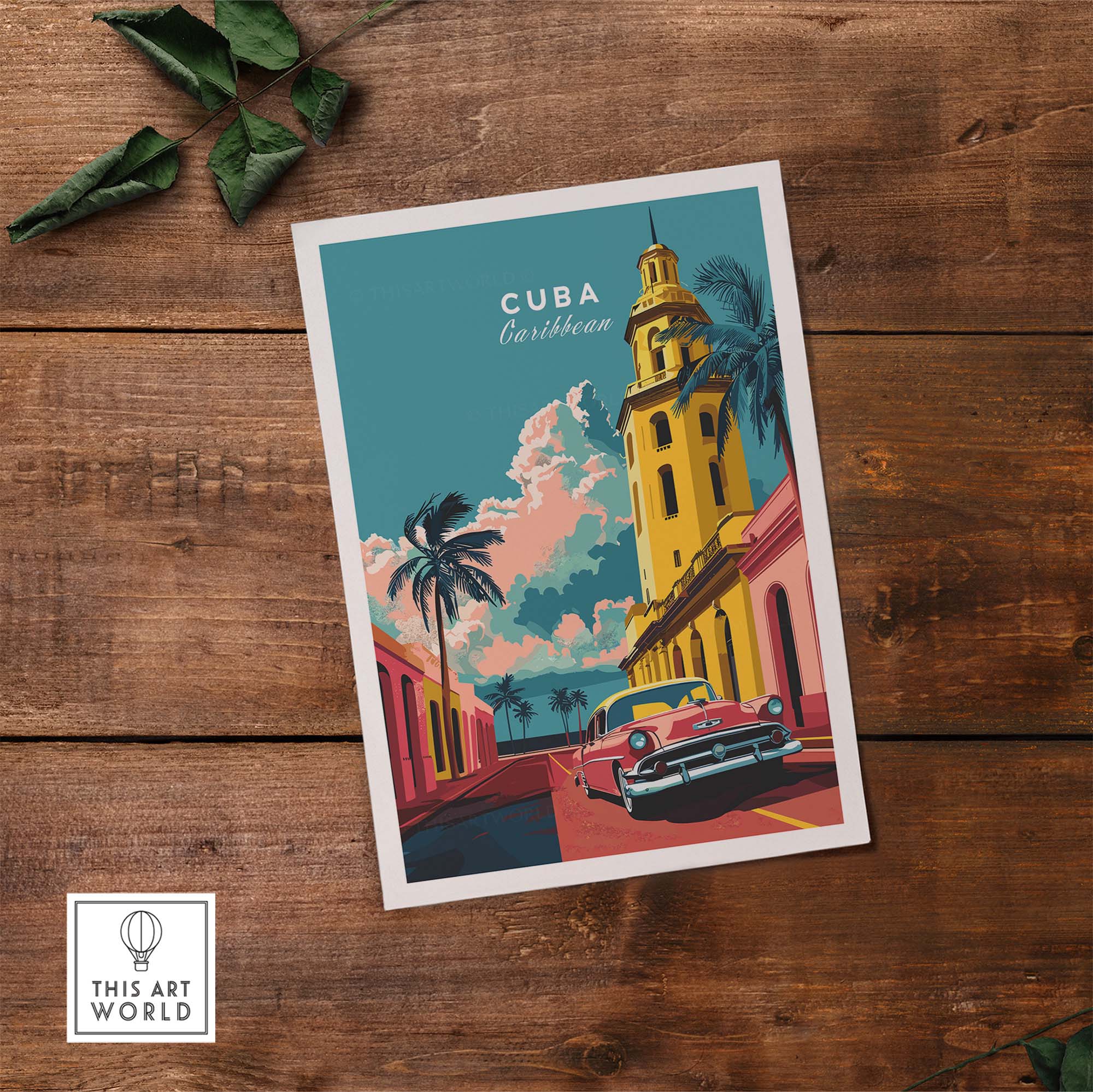 Cuba Travel Poster
