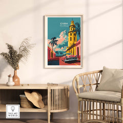 Cuba Travel Poster
