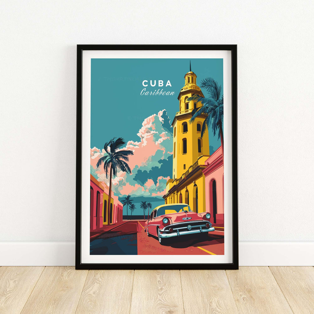 Cuba Travel Poster