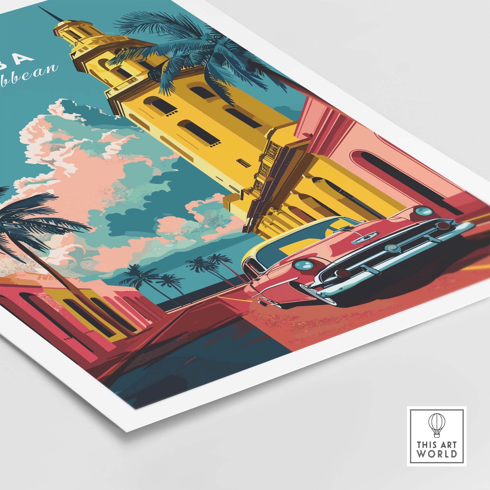 Cuba Travel Poster