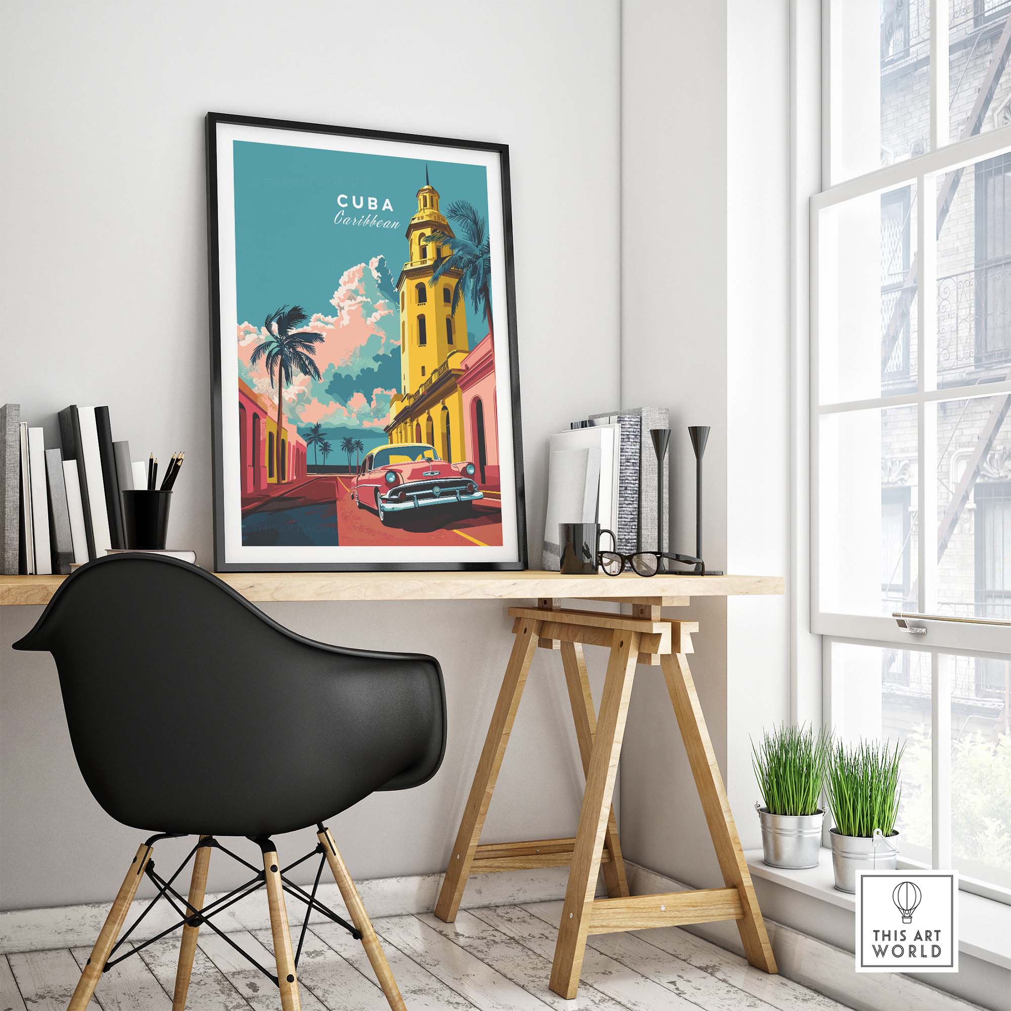 Cuba Travel Poster