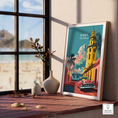 Cuba Travel Poster