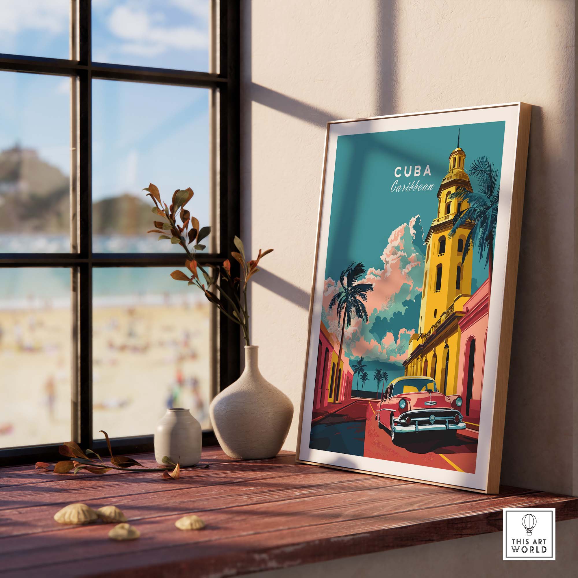 Cuba Travel Poster