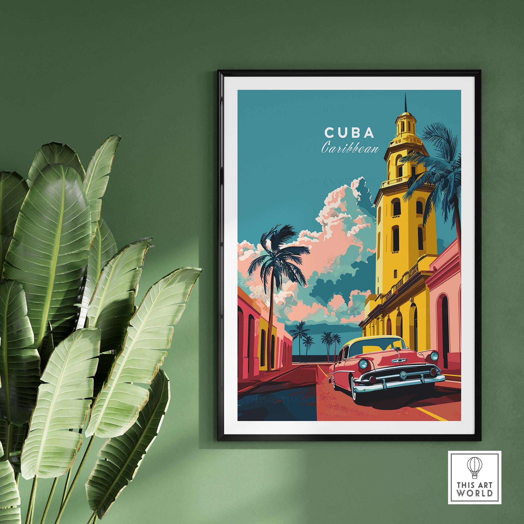 Cuba Travel Poster
