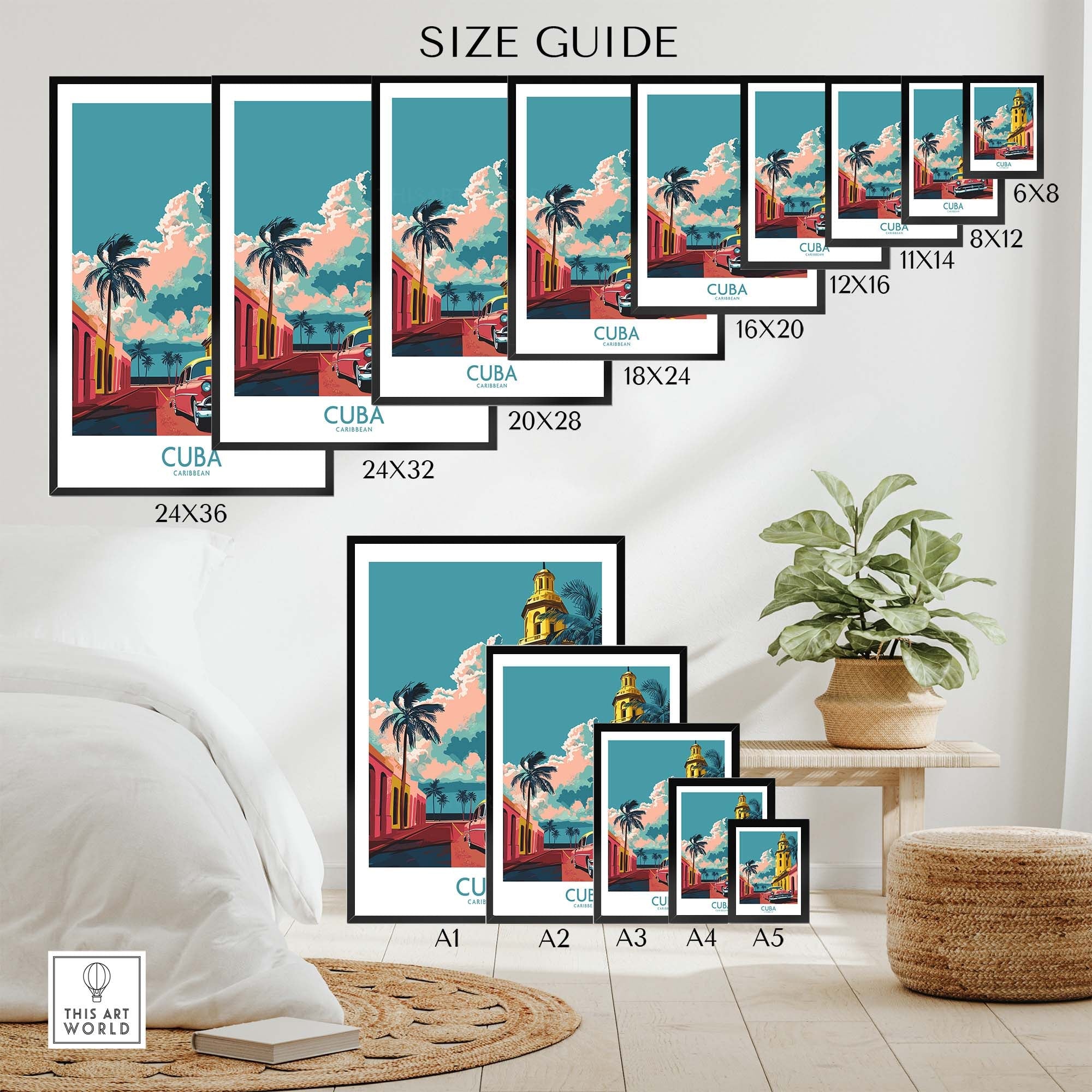 Cuba Travel Print