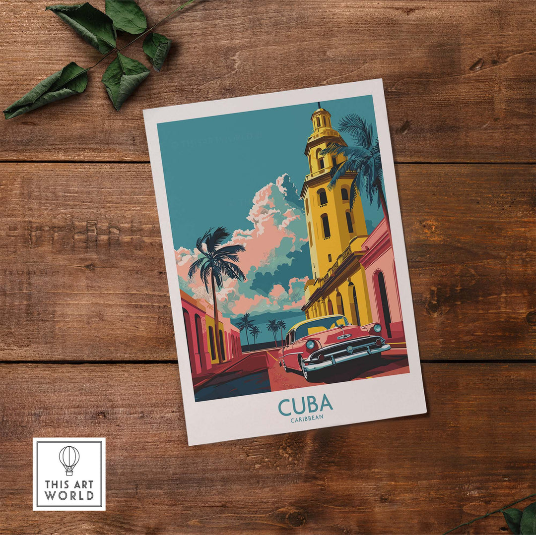 Cuba Travel Print