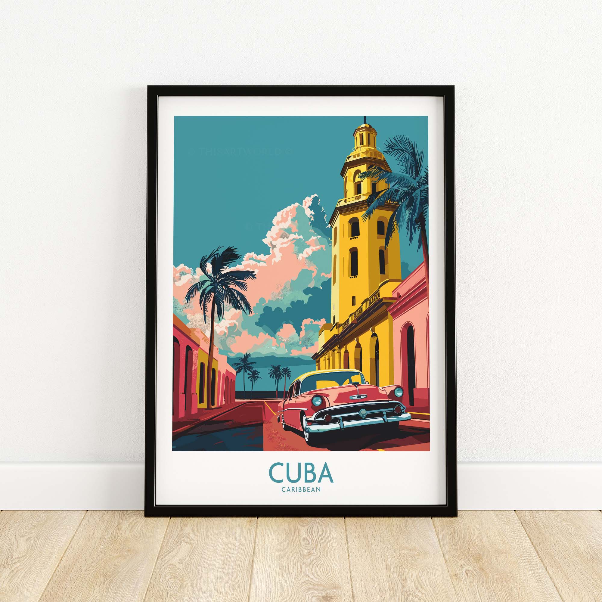 Cuba Travel Print
