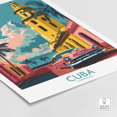 Cuba Travel Print