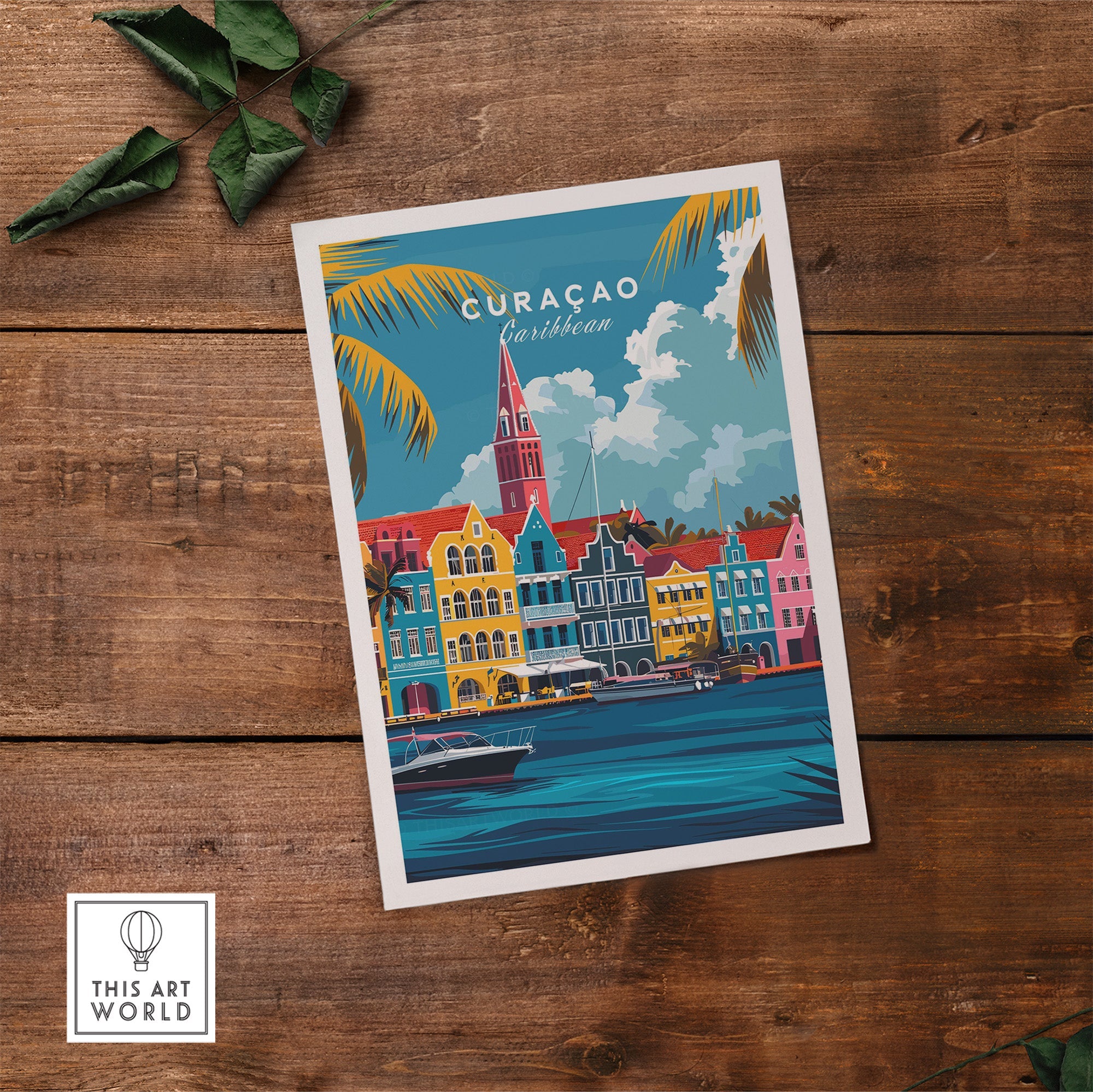 Curacao Poster-This Art World