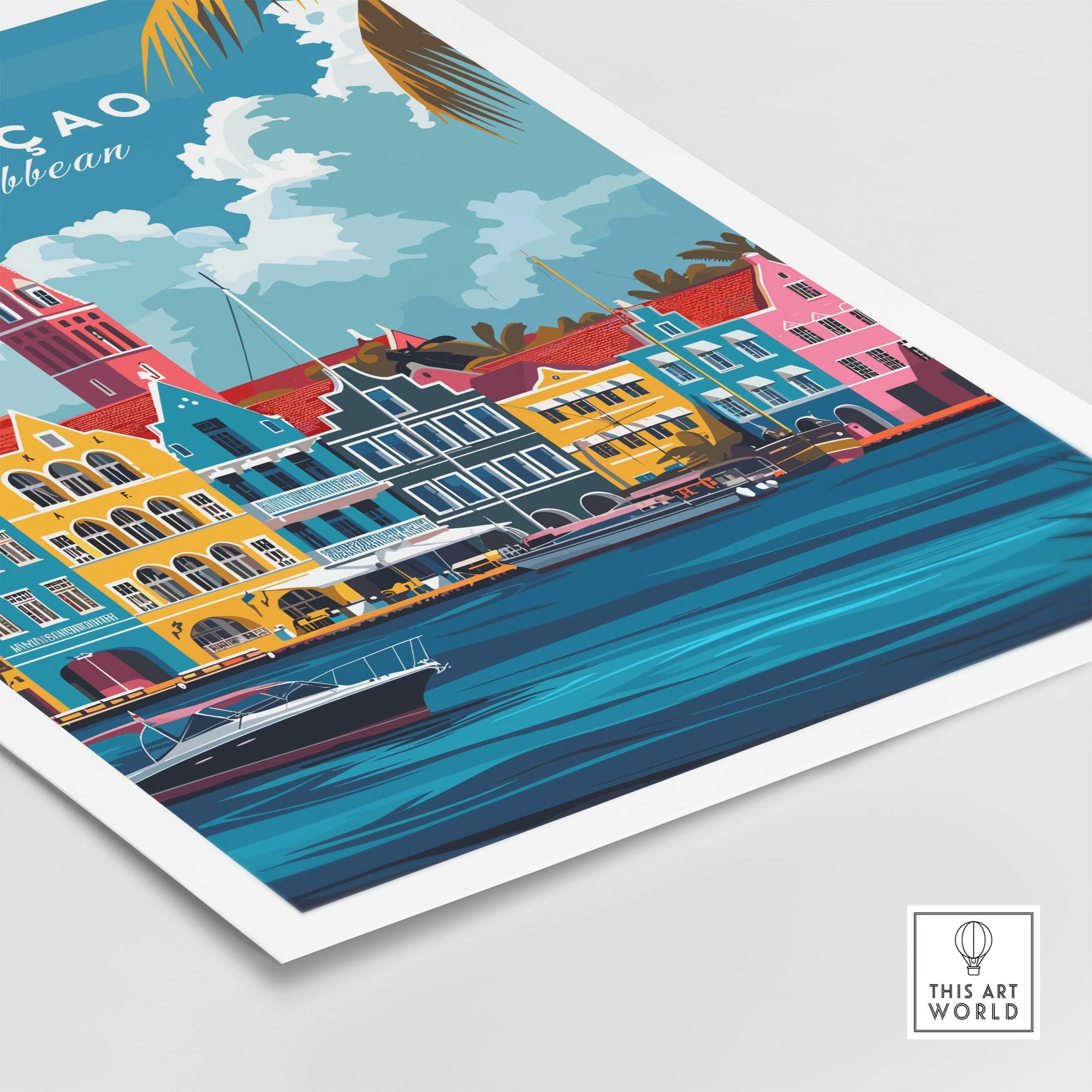 Curacao Poster-This Art World