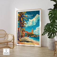 Curacao Travel Poster-This Art World