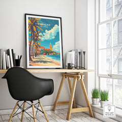 Curacao Travel Poster-This Art World