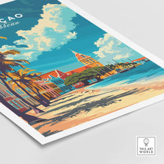 Curacao Travel Poster-This Art World