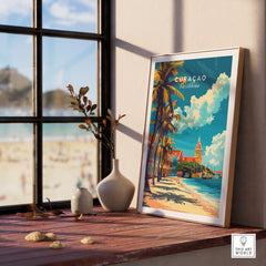 Curacao Travel Poster-This Art World