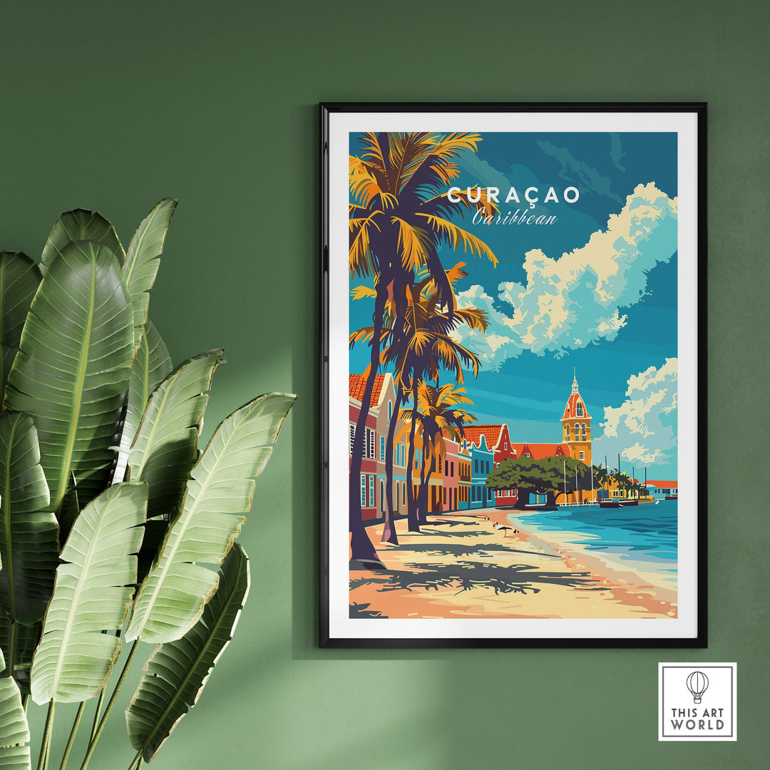 Curacao Travel Poster-This Art World