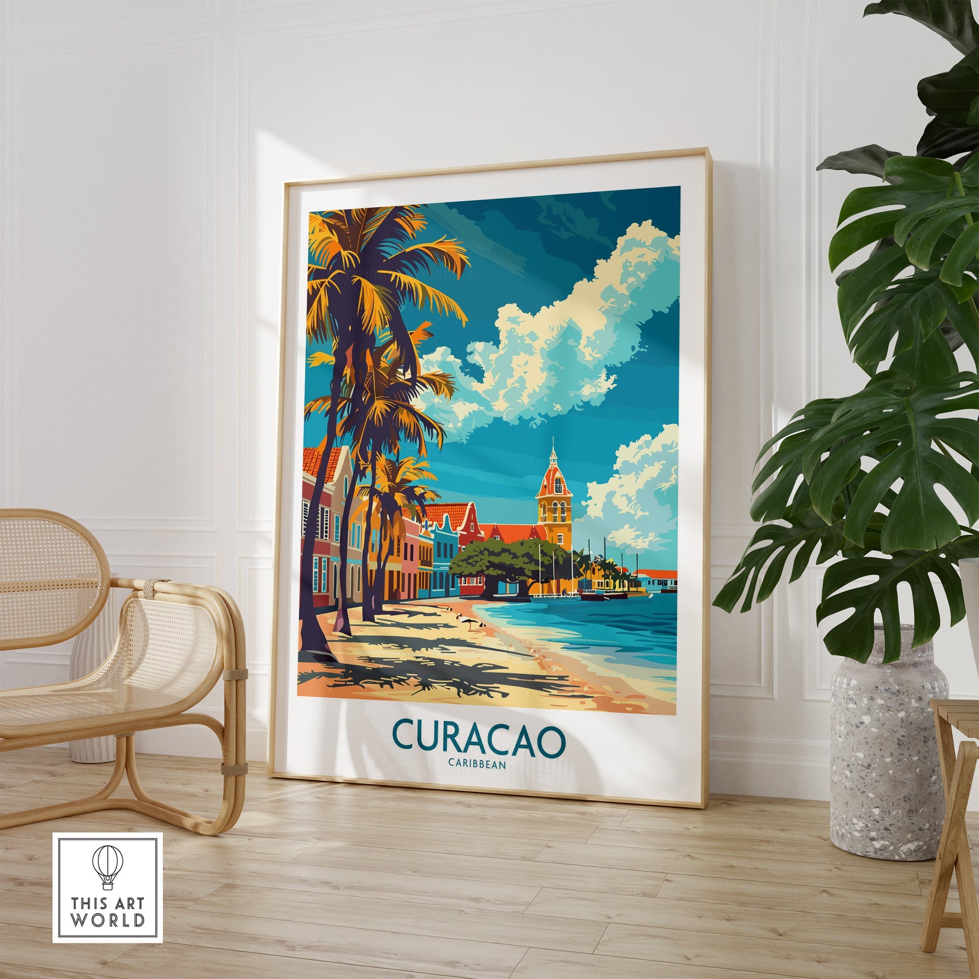 Curacao Travel Print-This Art World