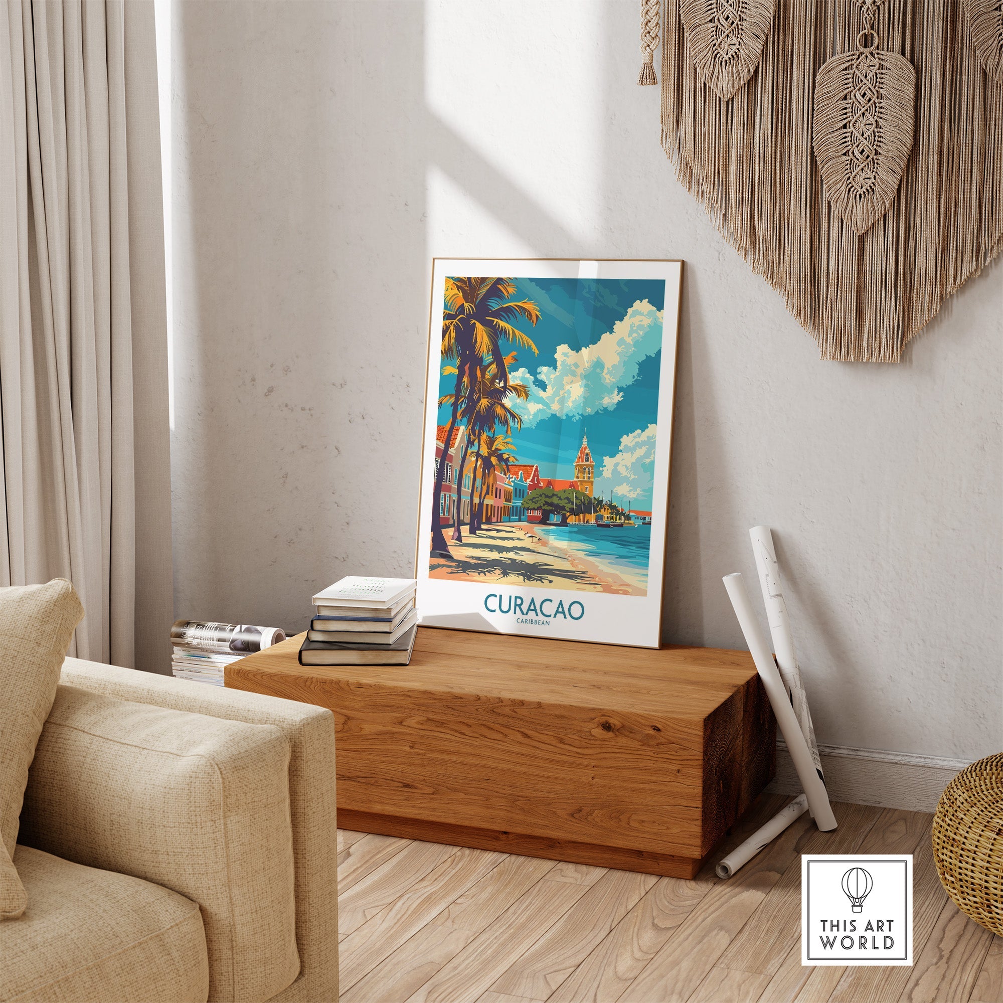 Curacao Travel Print-This Art World