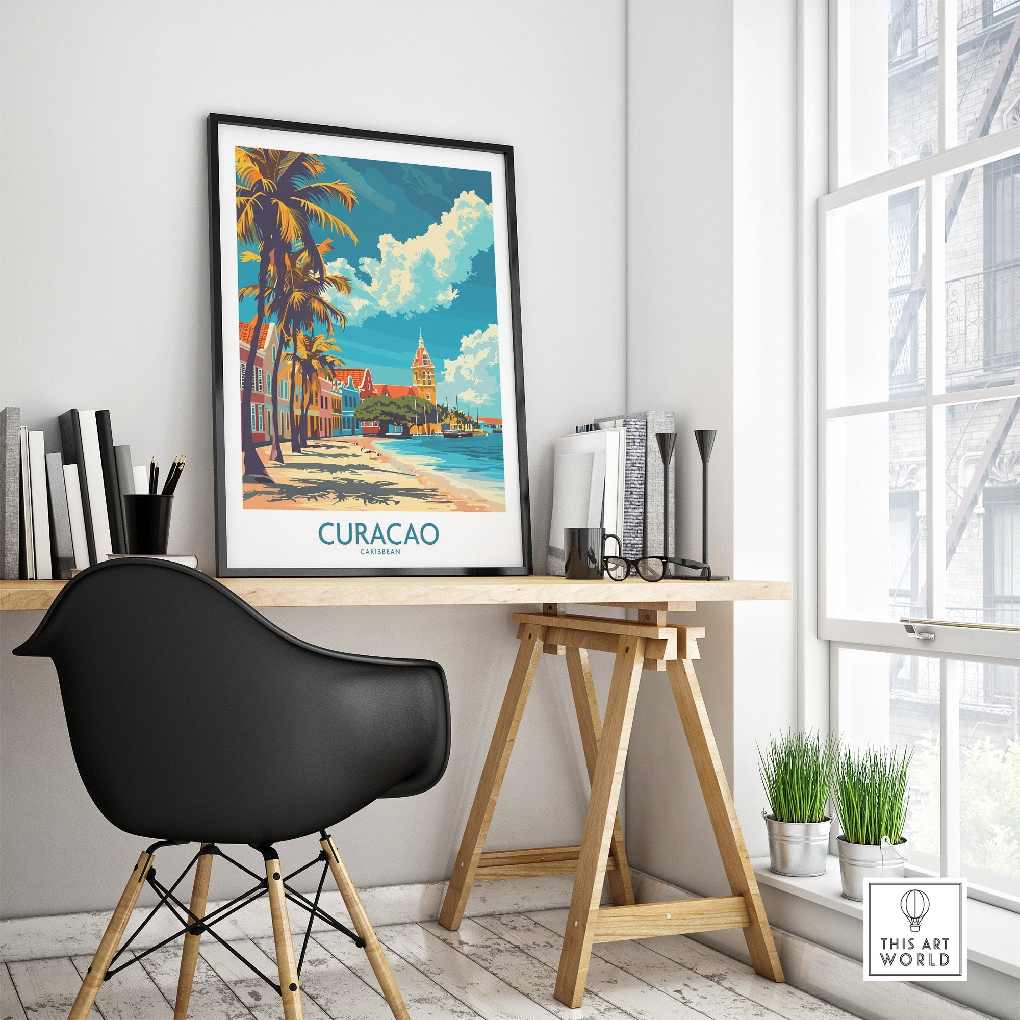 Curacao Travel Print-This Art World