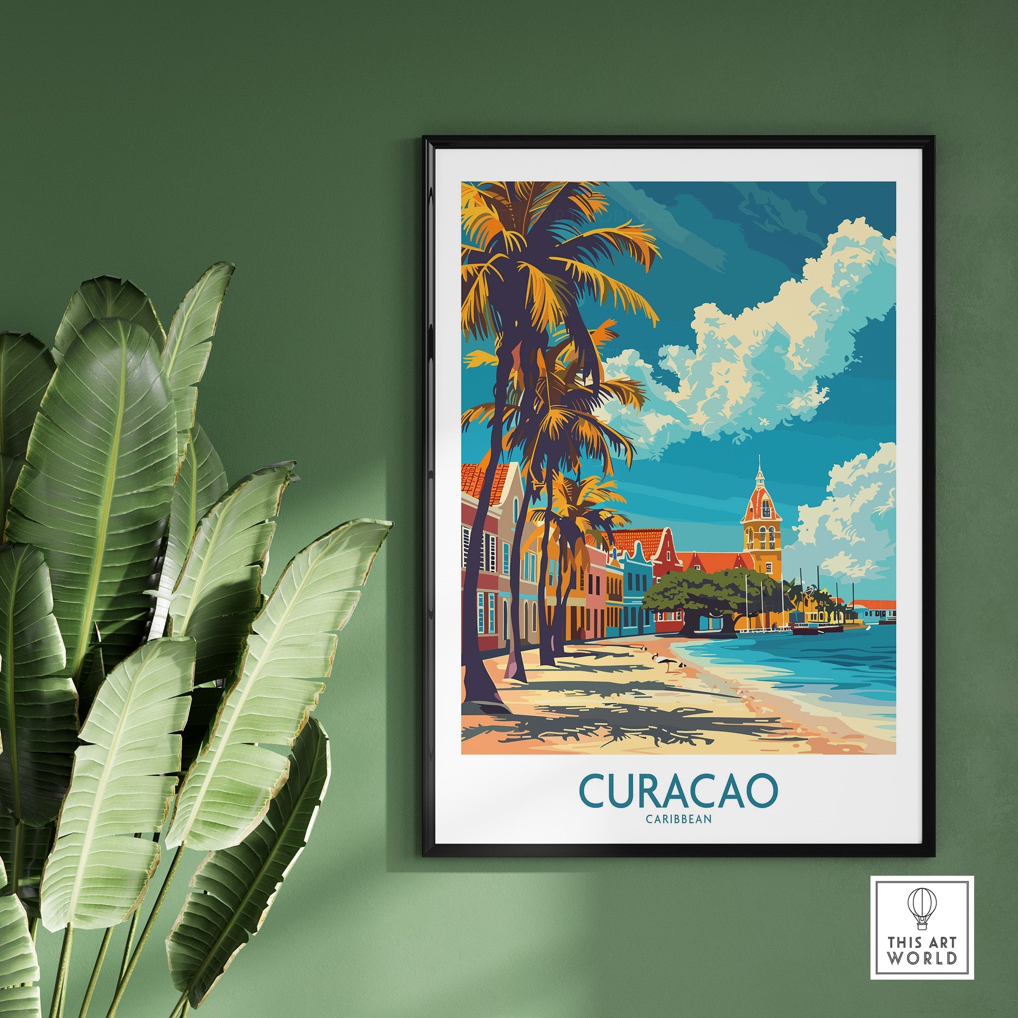 Curacao Travel Print-This Art World