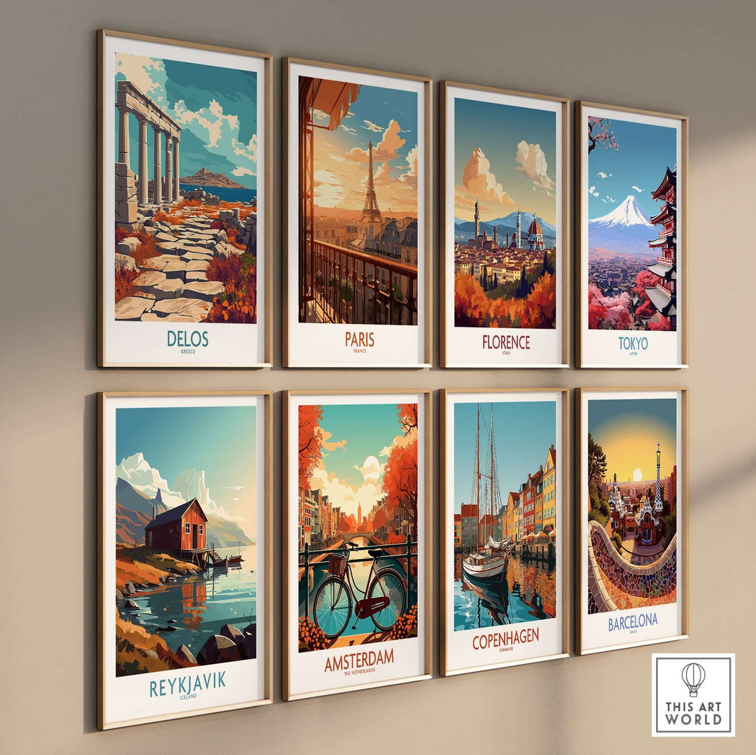 Delos Travel Poster