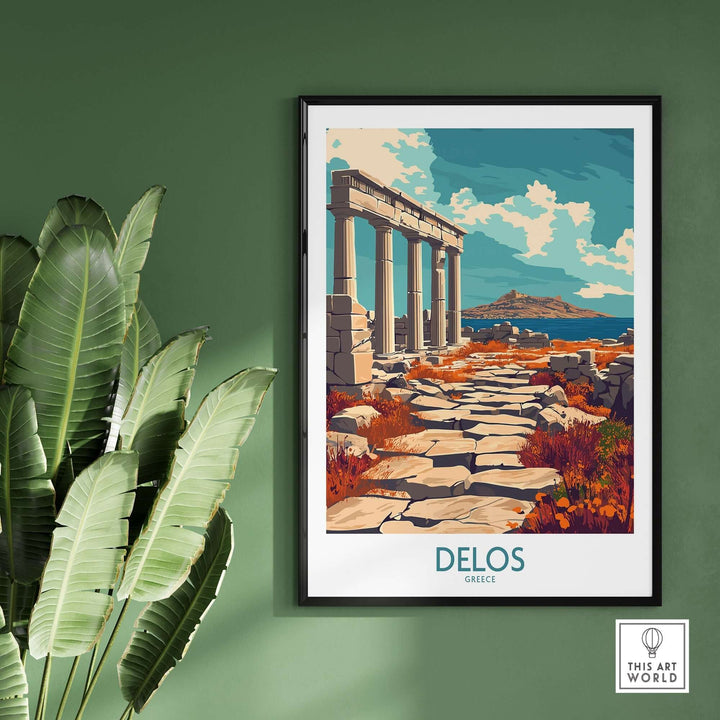 Delos Travel Poster