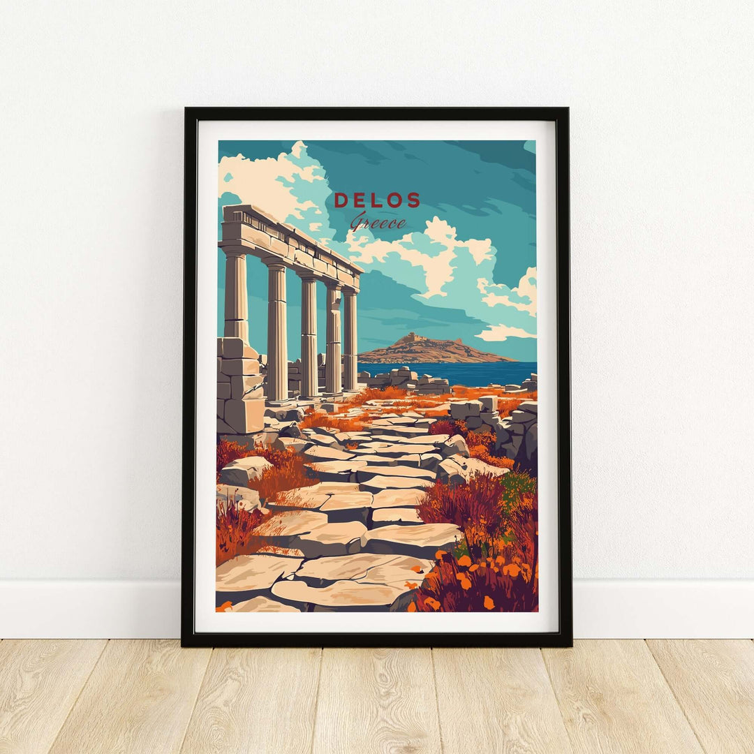 Delos Travel Print