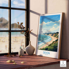Devon Travel Poster part of our best collection or travel posters and prints - This Art World