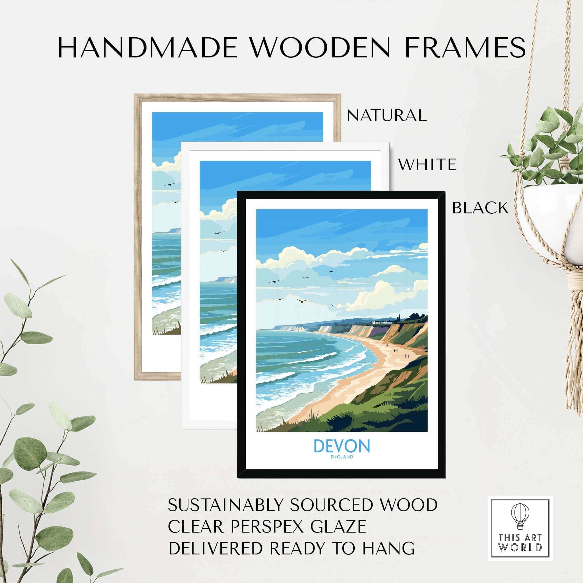 Devon Travel Poster part of our best collection or travel posters and prints - This Art World