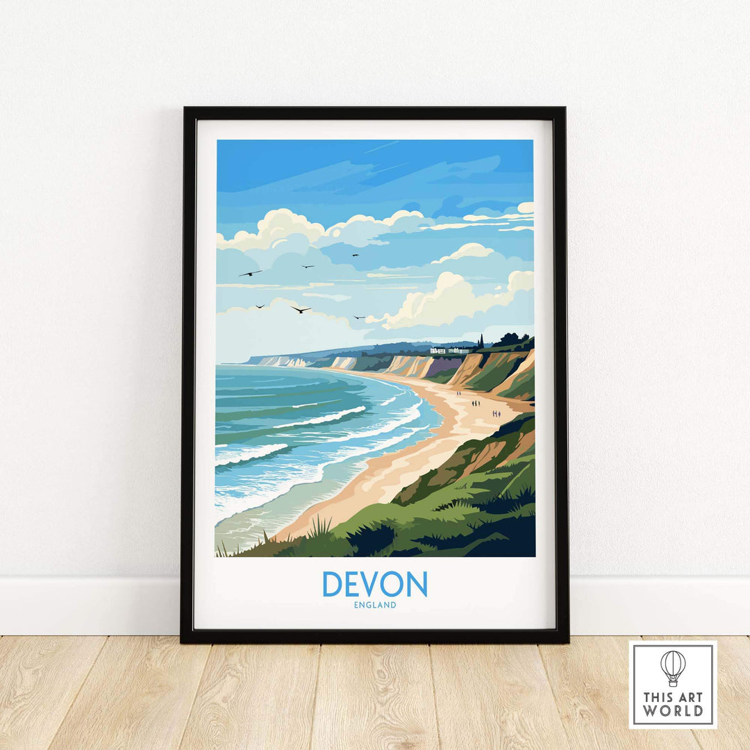Devon Travel Poster part of our best collection or travel posters and prints - This Art World