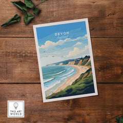 Devon Travel Print part of our best collection or travel posters and prints - This Art World