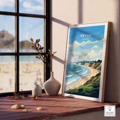 Devon Travel Print part of our best collection or travel posters and prints - This Art World