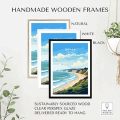 Devon Travel Print part of our best collection or travel posters and prints - This Art World