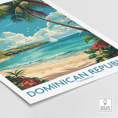Dominican Republic Poster-This Art World
