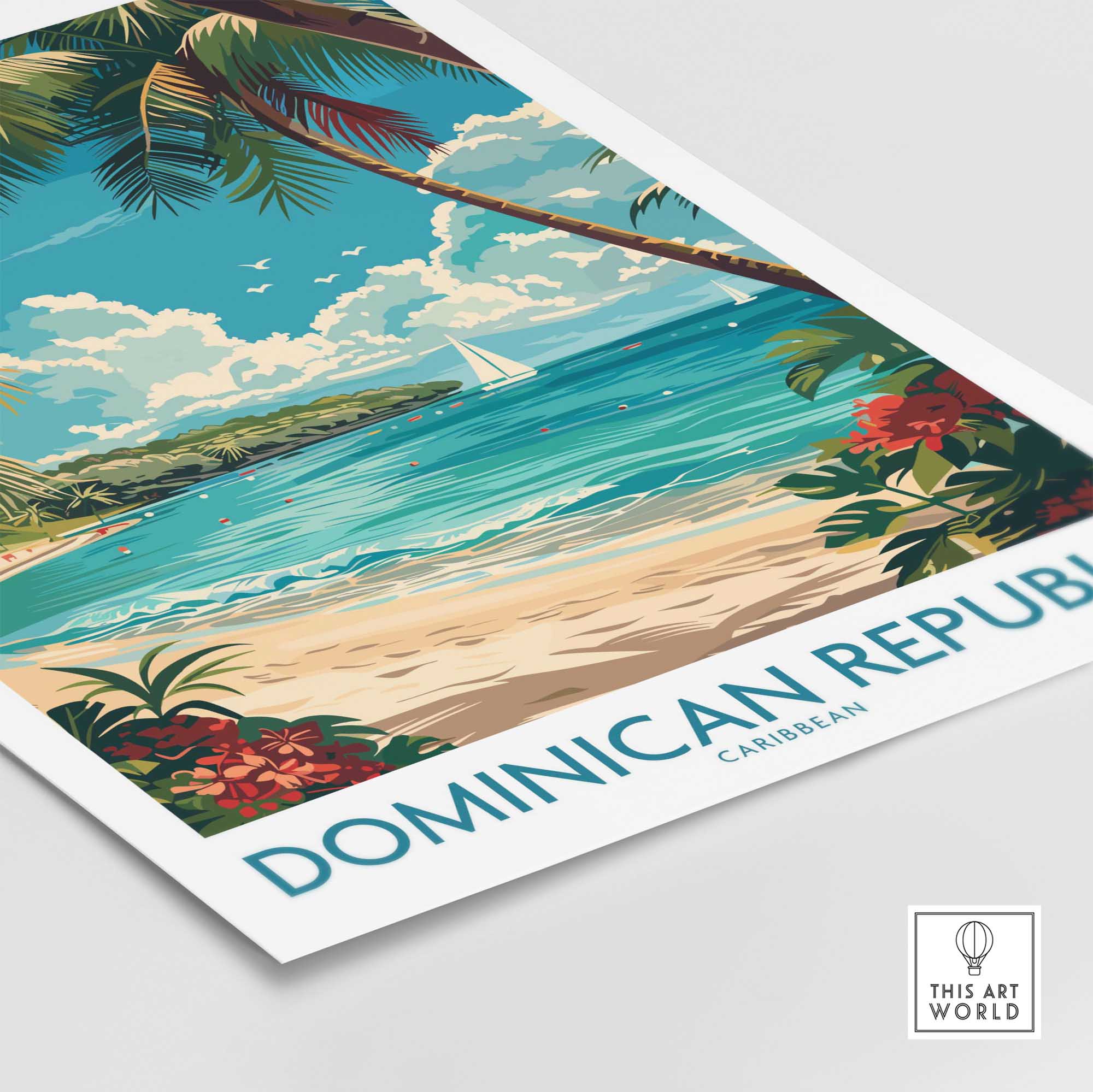 Dominican Republic Poster-This Art World
