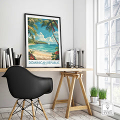Dominican Republic Poster-This Art World