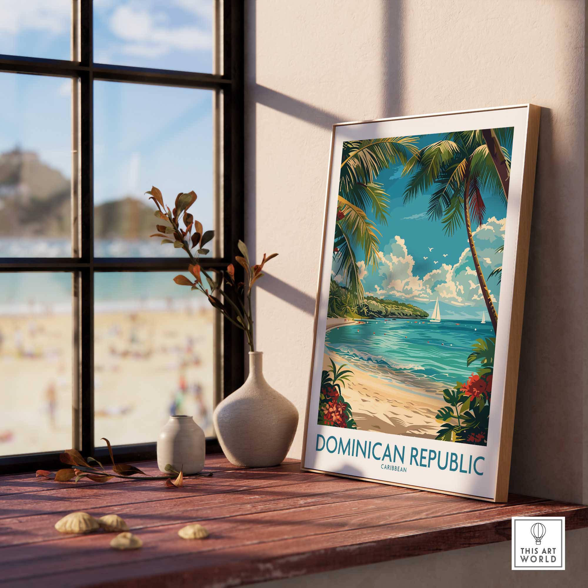Dominican Republic Poster-This Art World