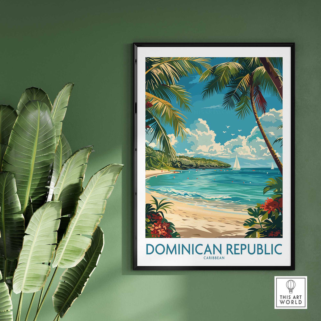 Dominican Republic Poster-This Art World