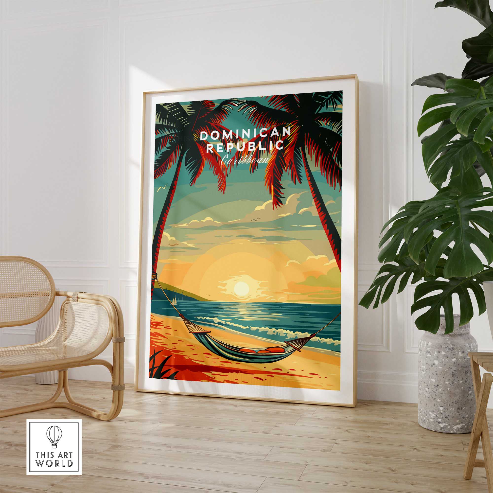 Dominican Republic Travel Poster-This Art World
