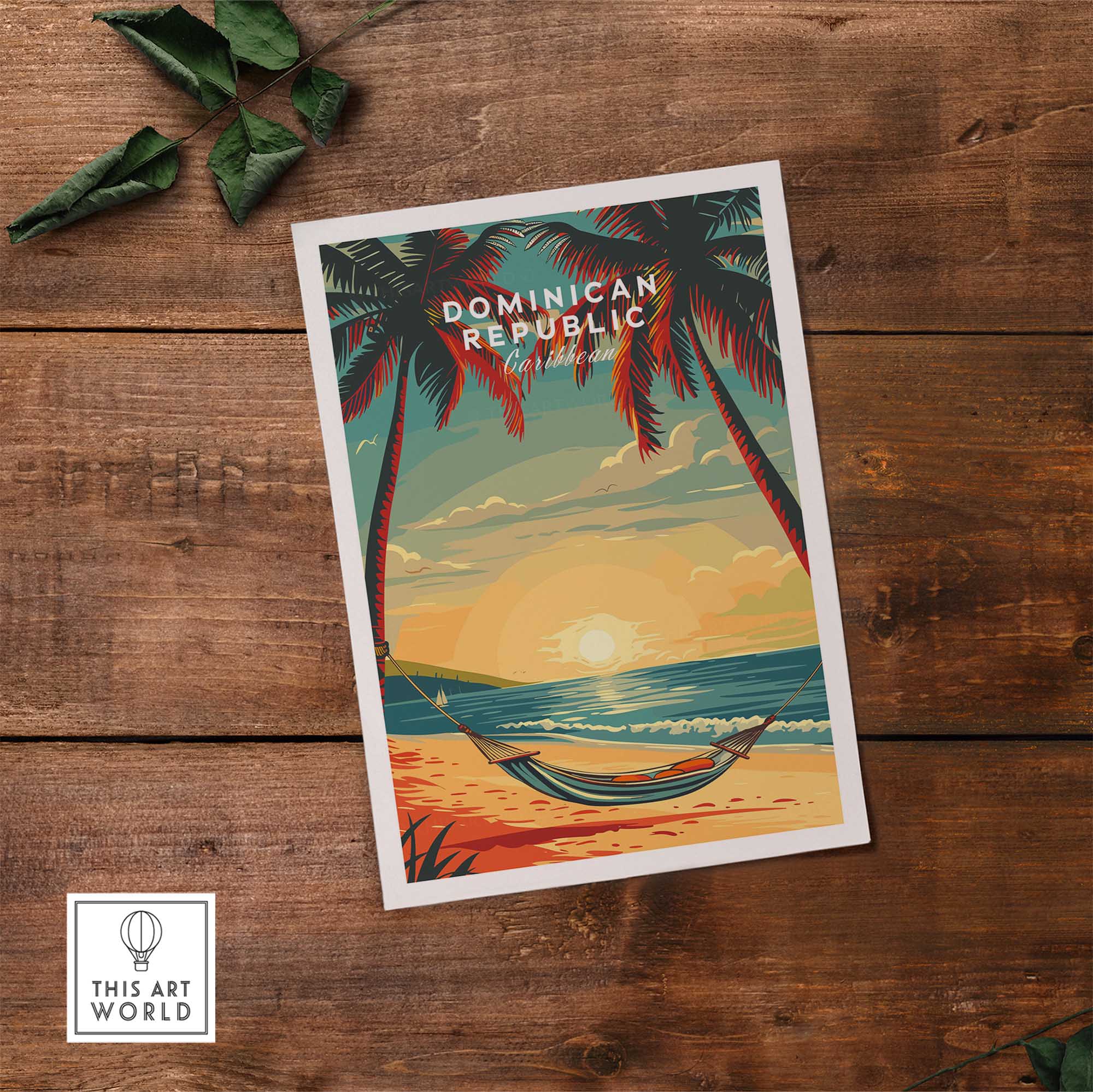 Dominican Republic Travel Poster-This Art World