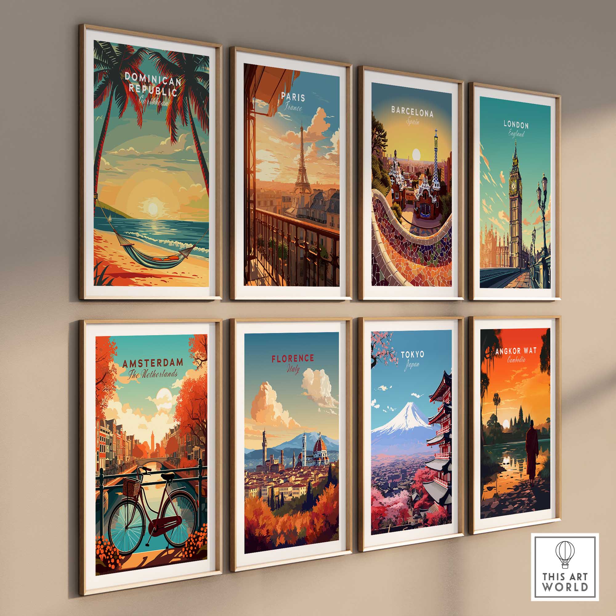 Dominican Republic Travel Poster-This Art World