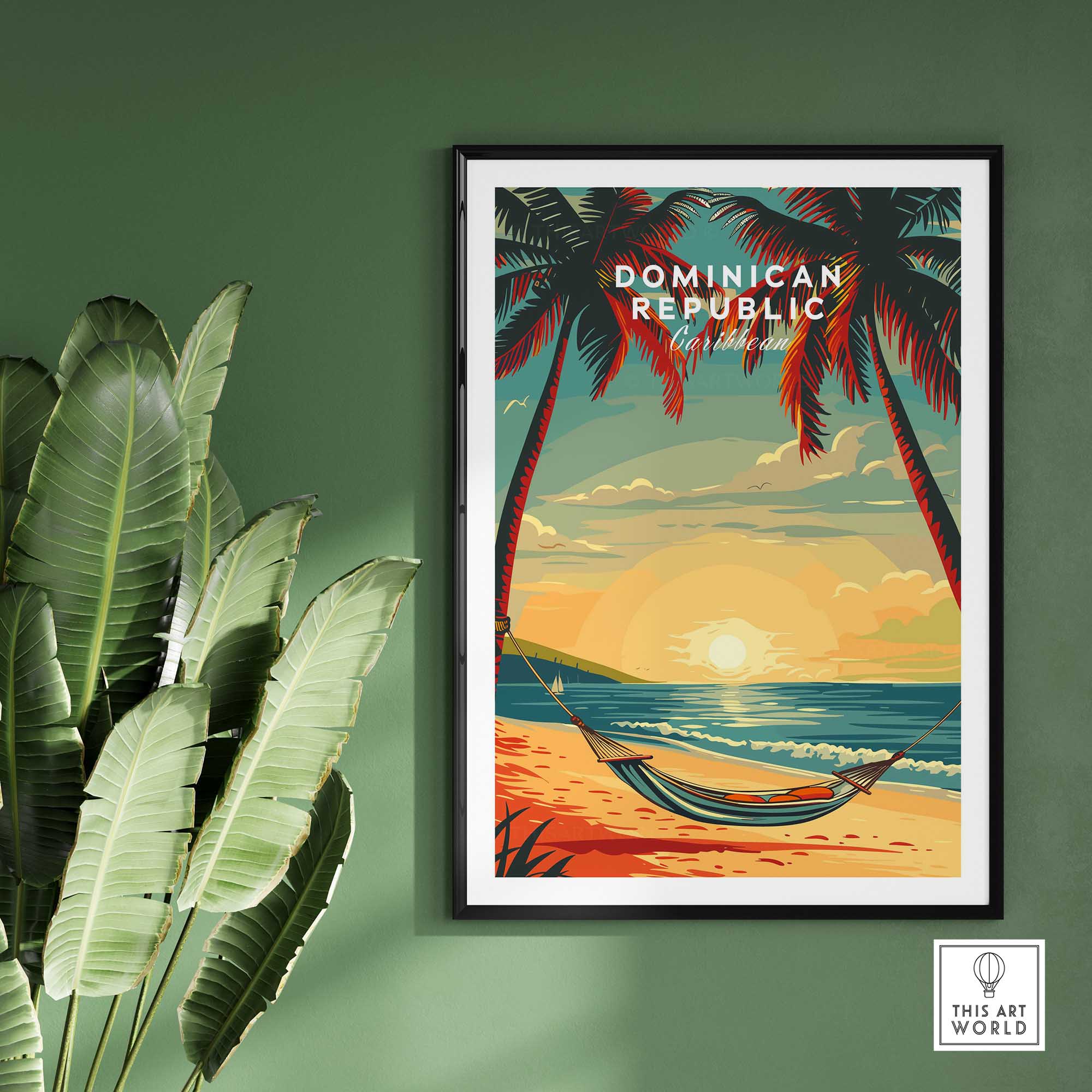 Dominican Republic Travel Poster-This Art World