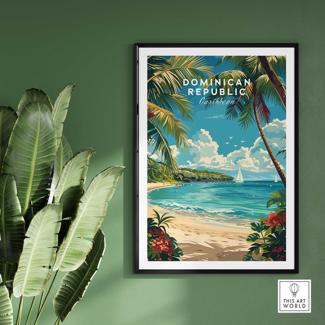 Dominican Republic Travel Print-This Art World