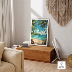 Dominican Republic Travel Print-This Art World