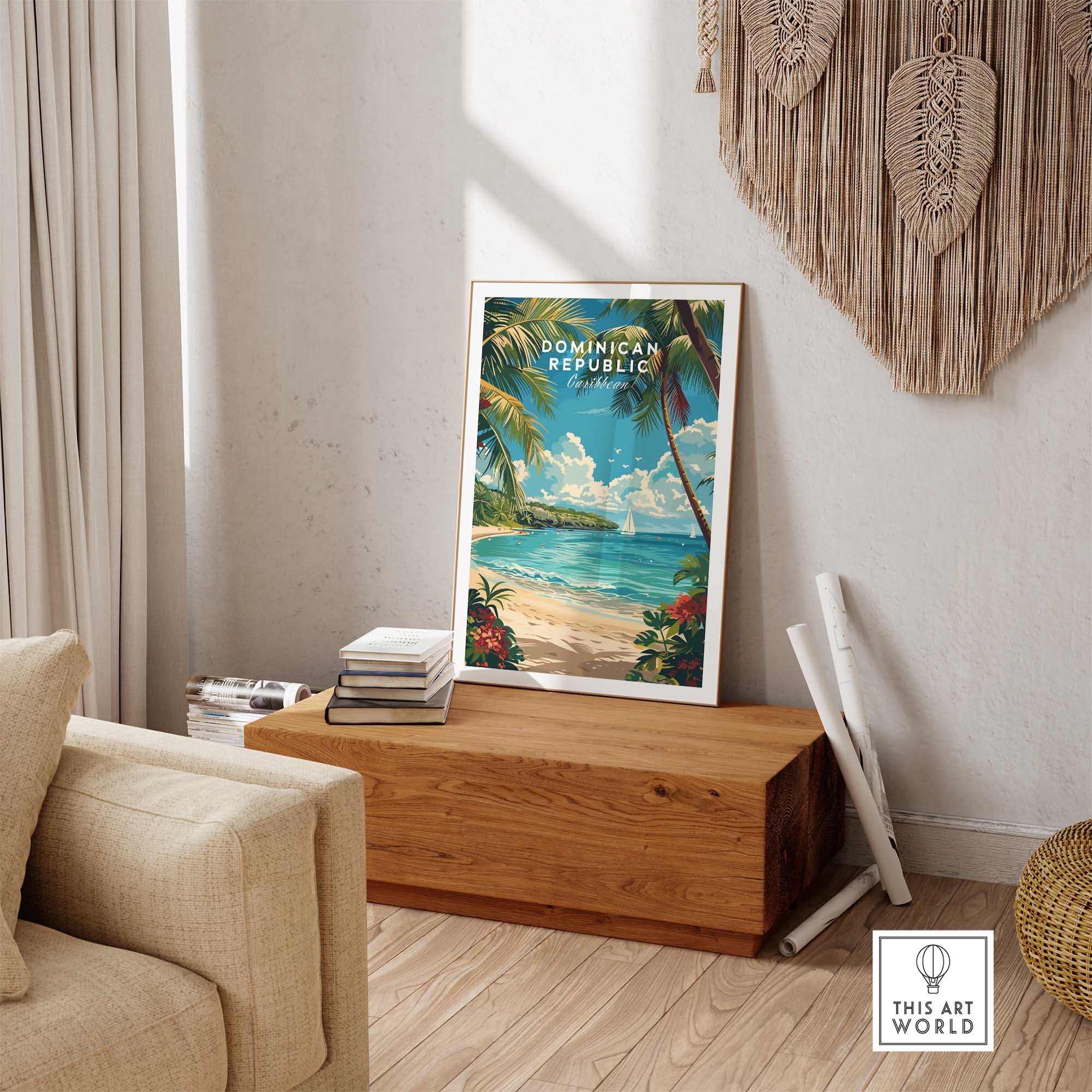 Dominican Republic Travel Print-This Art World