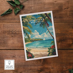 Dominican Republic Travel Print-This Art World